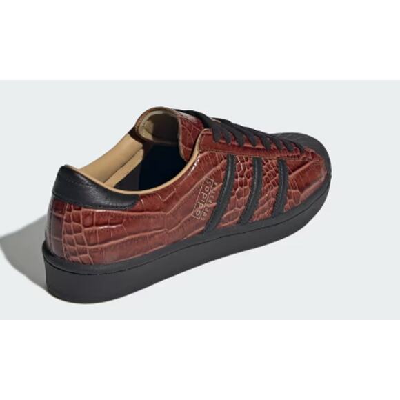 NEW ADIDAS Superstar Vintage "Croc" Brown Women's US 6 - Picture 5 of 11